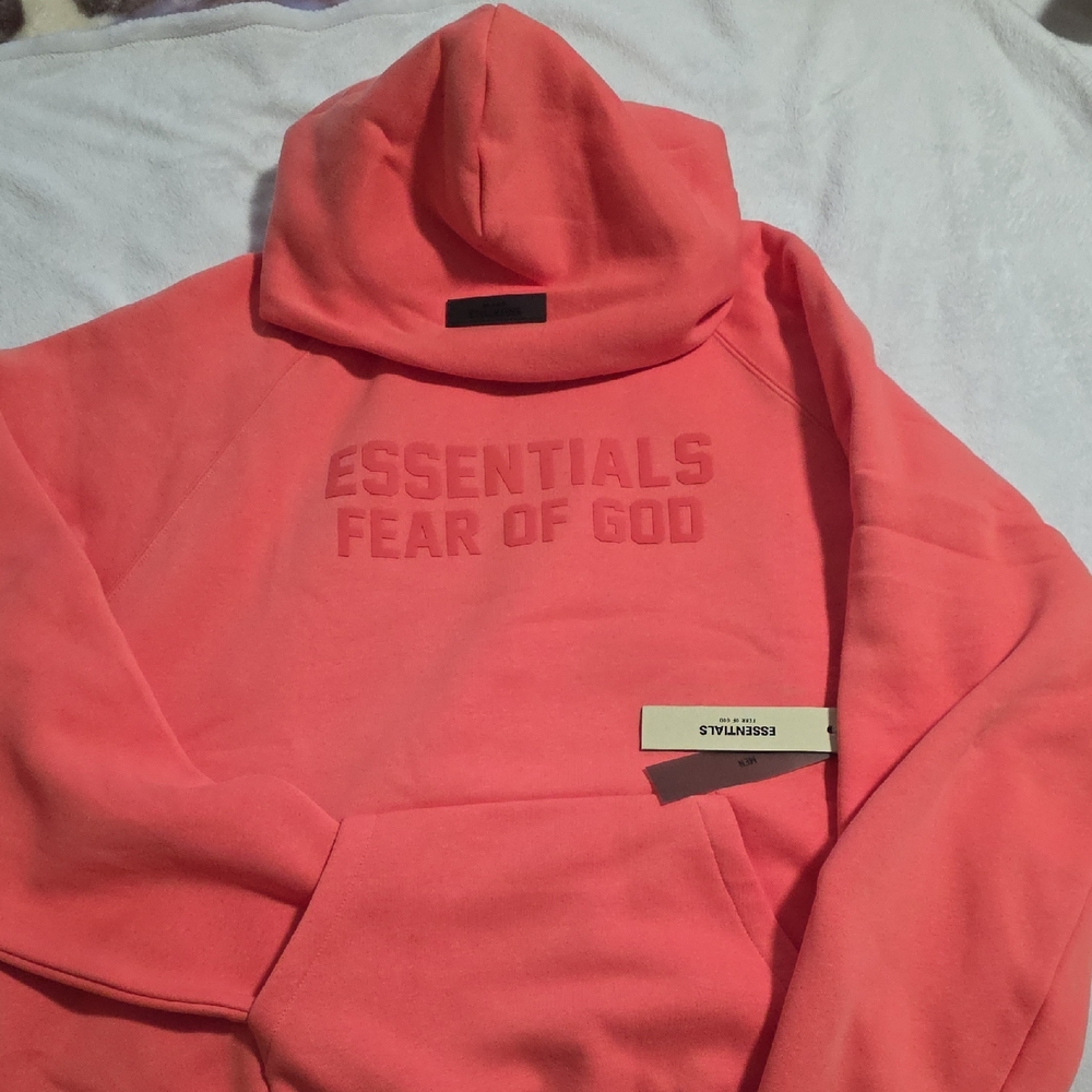 Fear of God Essentials Coral Hoodie